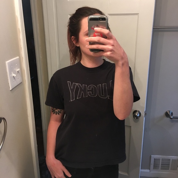 Vintage Boxy LUCKY Tee - Picture 3 of 8